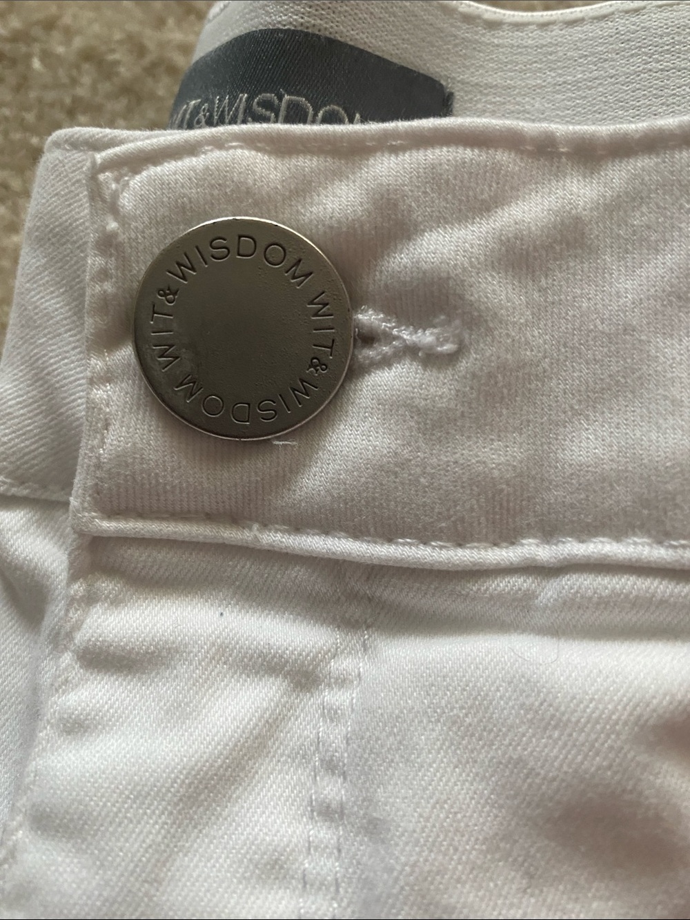 Wit & Wisdom size 12 white pants - Picture 2 of 6
